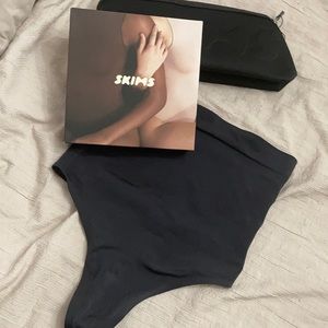 High waisted bonded thong